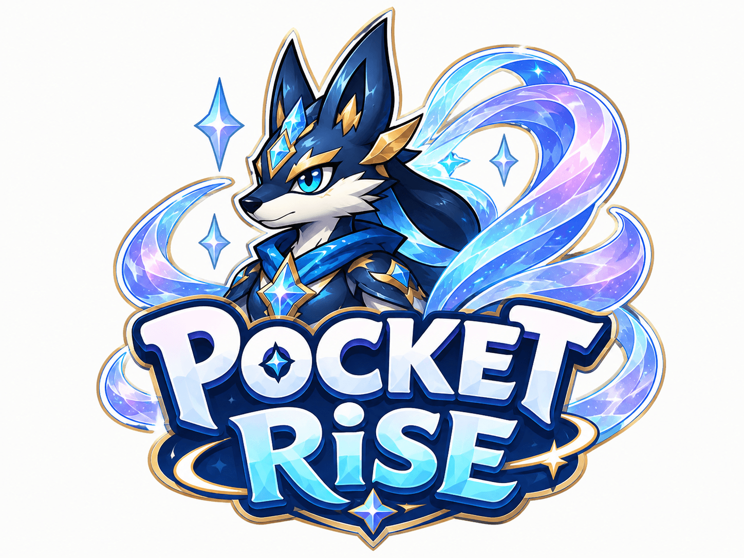 Pocket Rise Game Title Logo